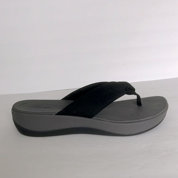 Clarks Women Cloudsteppers Arla Glison Ortholite Sandals Thong Shoes Size 12 New - Picture 5 of 11